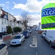 A woman was arrested in Tottenham on suspicion of possession of an offensive weapon