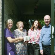 Hospice volunteers Claire Tudor, Eilleen Kelly, Anneli Beesley and David Bulger.