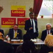 Sadiq Khan MP, shadow minister for London at the launch of Labour Enfield's manifesto