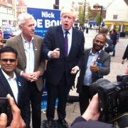 Boris Johnson issuing a rallying cry