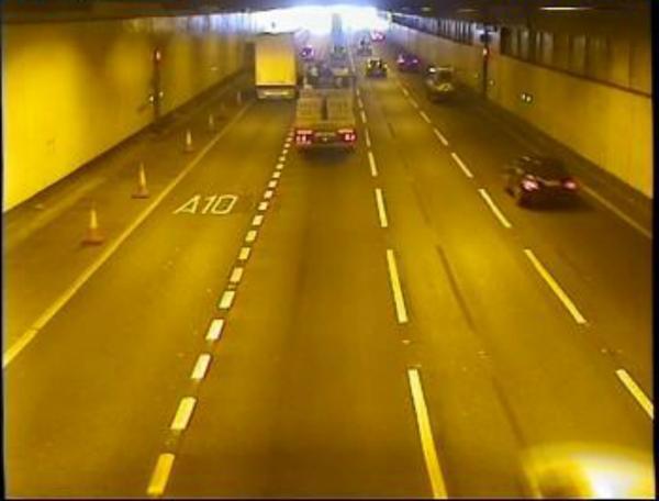 Traffic moving once more on the M25