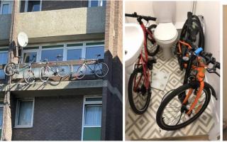 The This is awkward Clean Cities campaign drew attention to a need for bike storage in nearby boroughs Hackney and Islington.