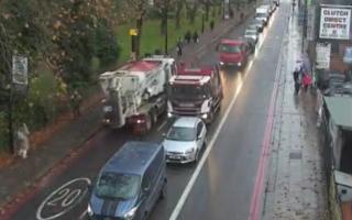 Delays continue in Seven Sisters road due to an earlier crash today (November 27)