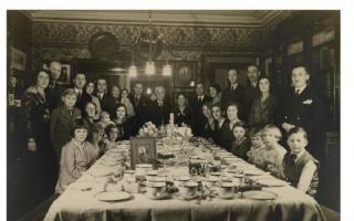 The Wall family in their home in Parkhurst Road in 1935