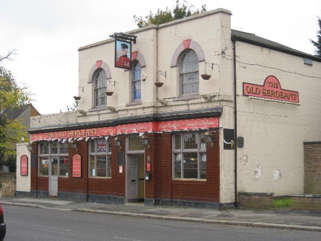 The Old Sergeant was situated at 29 Parsonage Lane. Enfield. This pub closed in 2012 and was demolished in February 2013.