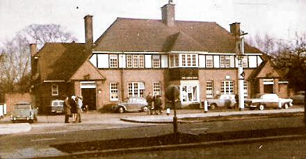 The Green Man was situated on Honeypot Lane, Stanmore. This 1930's pub has now been demolished and houses built on the site.
