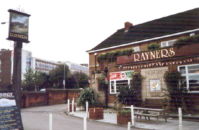 Rayners was situated on Rayners Lane, Harrow and closed in 2006. This 1930s pub is grade-II listed.