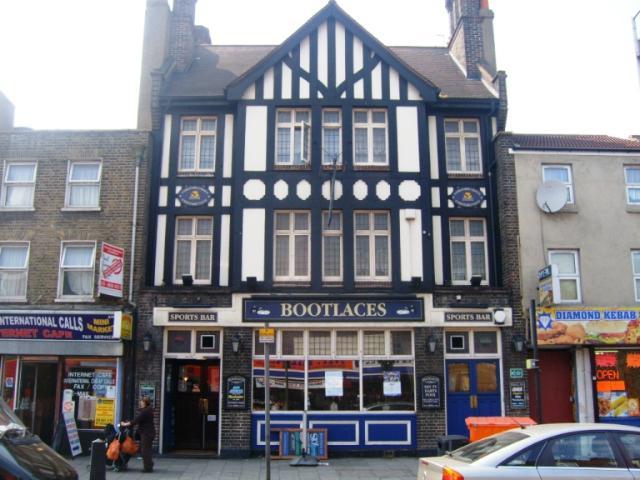 The Bootlaces was situated at 843 High Road. Tottenham